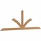 Ekena Millwork Richland Smooth Timber Gable Bracket, Western Red Cedar, 96"W x 32"H x 1 1/2"D x 3 1/2"F, 8/12 Pitch GBW096X32X0204RIC00SWR - alternate 2